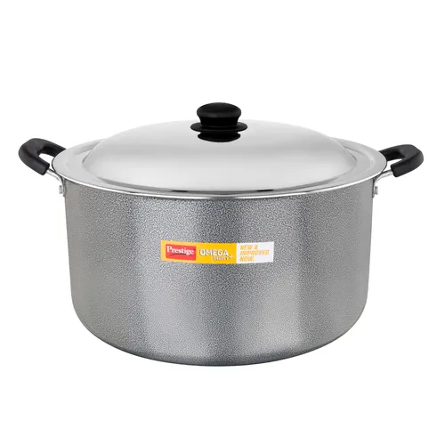 SKU 30971 Prestige Omega Select Plus Non-stick PFOA Free Biryani Pot with Stainless Steel Lid, 34 cm (16 Litre)